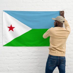 Djibouti Flag (Customizable)